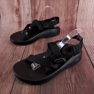 *READ* Chaco Mens Size 10 Z/1 Classic Black Sandals J105375